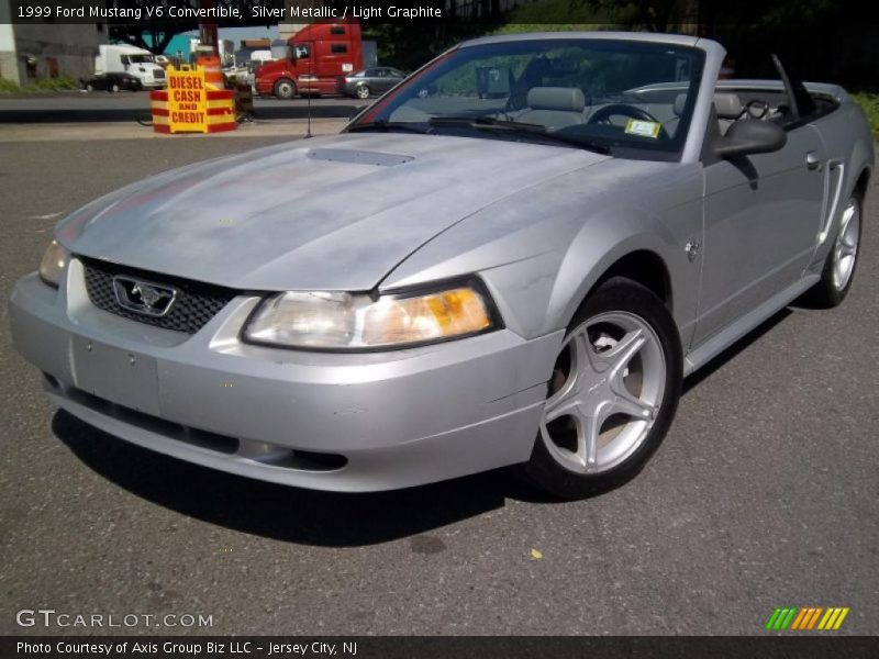 Silver Metallic / Light Graphite 1999 Ford Mustang V6 Convertible