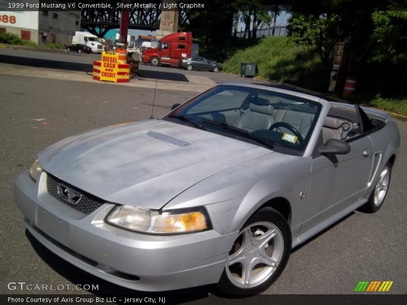 Silver Metallic / Light Graphite 1999 Ford Mustang V6 Convertible