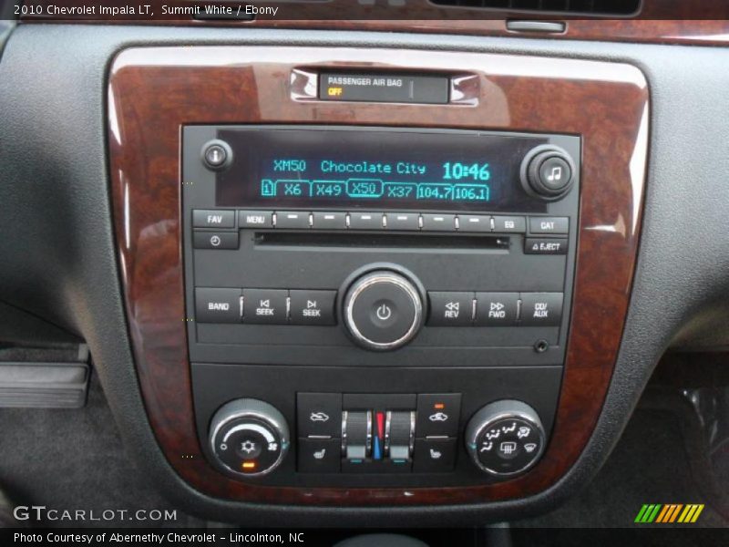 Summit White / Ebony 2010 Chevrolet Impala LT