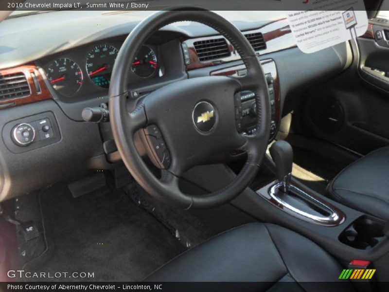 Summit White / Ebony 2010 Chevrolet Impala LT