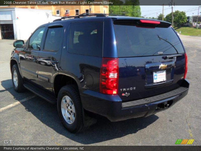 Dark Blue Metallic / Light Cashmere/Ebony 2008 Chevrolet Tahoe LT 4x4
