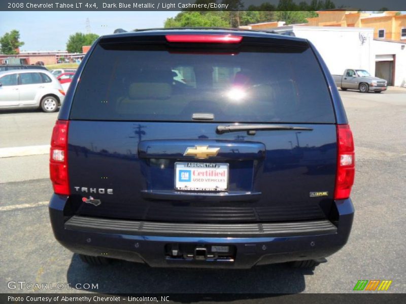 Dark Blue Metallic / Light Cashmere/Ebony 2008 Chevrolet Tahoe LT 4x4