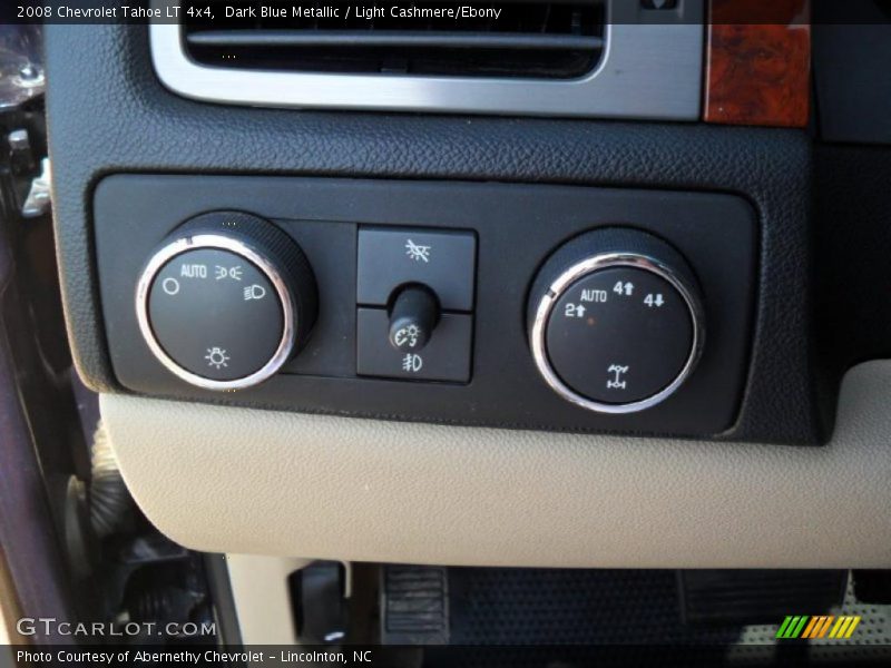Dark Blue Metallic / Light Cashmere/Ebony 2008 Chevrolet Tahoe LT 4x4