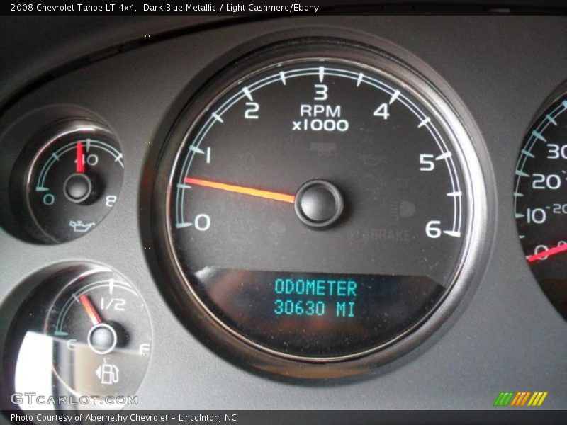 Dark Blue Metallic / Light Cashmere/Ebony 2008 Chevrolet Tahoe LT 4x4