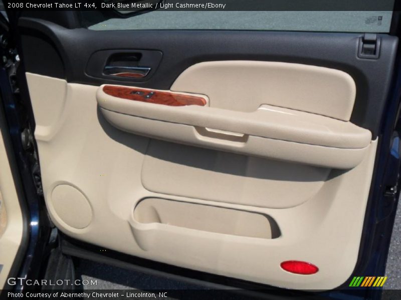 Dark Blue Metallic / Light Cashmere/Ebony 2008 Chevrolet Tahoe LT 4x4
