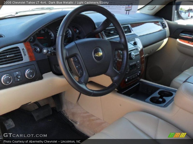 Dark Blue Metallic / Light Cashmere/Ebony 2008 Chevrolet Tahoe LT 4x4
