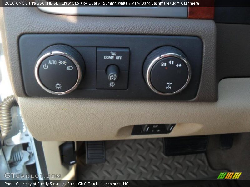 Controls of 2010 Sierra 3500HD SLT Crew Cab 4x4 Dually