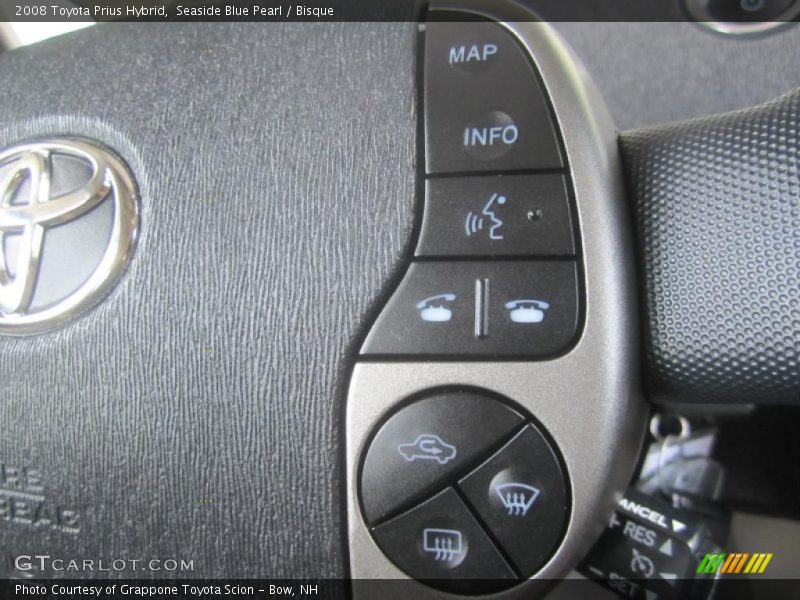 Seaside Blue Pearl / Bisque 2008 Toyota Prius Hybrid