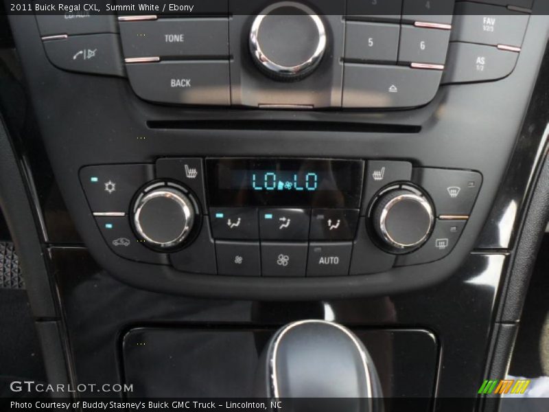 Controls of 2011 Regal CXL