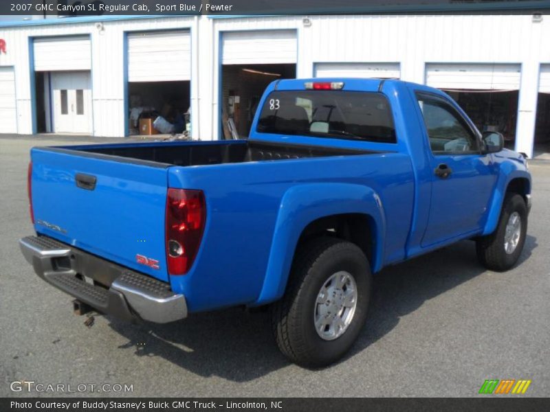 Sport Blue / Pewter 2007 GMC Canyon SL Regular Cab