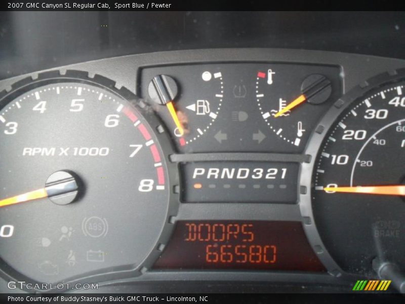 Sport Blue / Pewter 2007 GMC Canyon SL Regular Cab