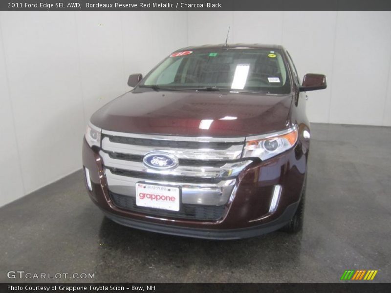 Bordeaux Reserve Red Metallic / Charcoal Black 2011 Ford Edge SEL AWD