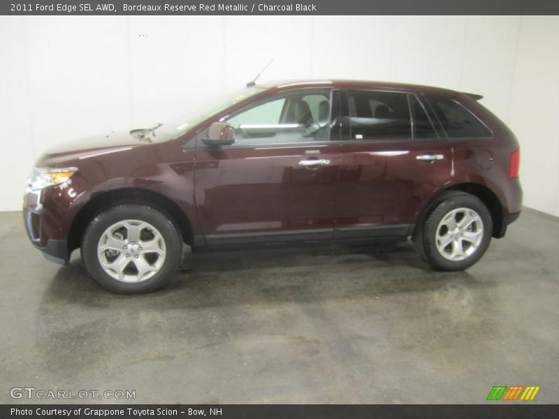 Bordeaux Reserve Red Metallic / Charcoal Black 2011 Ford Edge SEL AWD