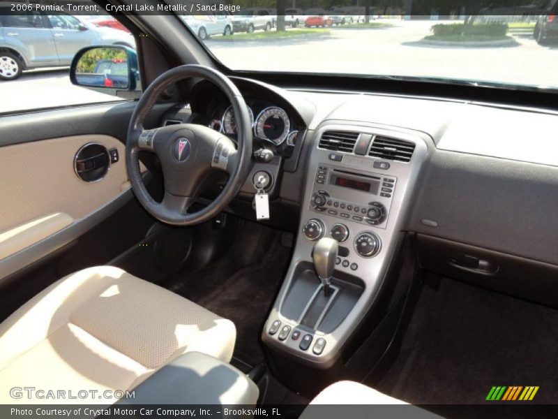 Crystal Lake Metallic / Sand Beige 2006 Pontiac Torrent