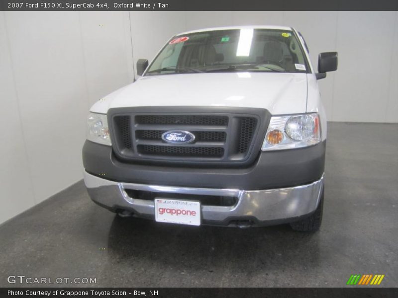 Oxford White / Tan 2007 Ford F150 XL SuperCab 4x4