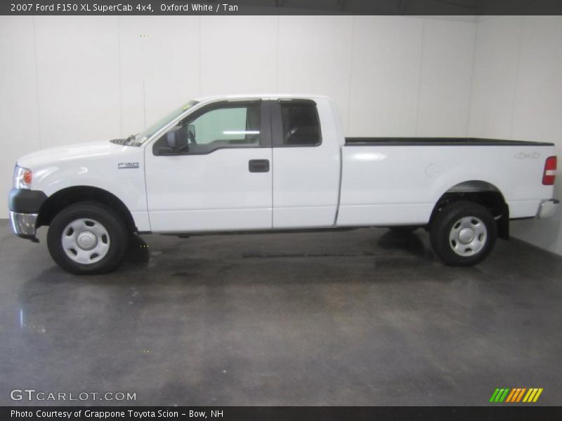 Oxford White / Tan 2007 Ford F150 XL SuperCab 4x4