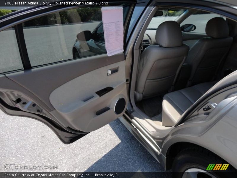 Polished Pewter Metallic / Blond 2005 Nissan Altima 3.5 SL