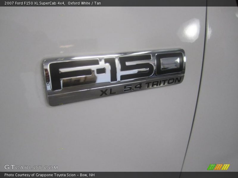 Oxford White / Tan 2007 Ford F150 XL SuperCab 4x4