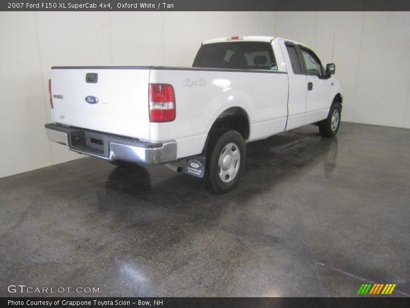 Oxford White / Tan 2007 Ford F150 XL SuperCab 4x4