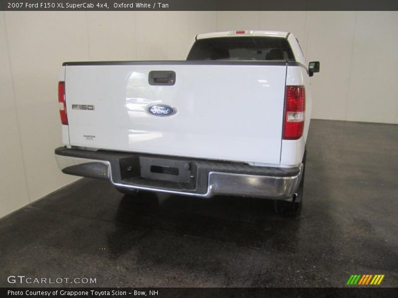 Oxford White / Tan 2007 Ford F150 XL SuperCab 4x4