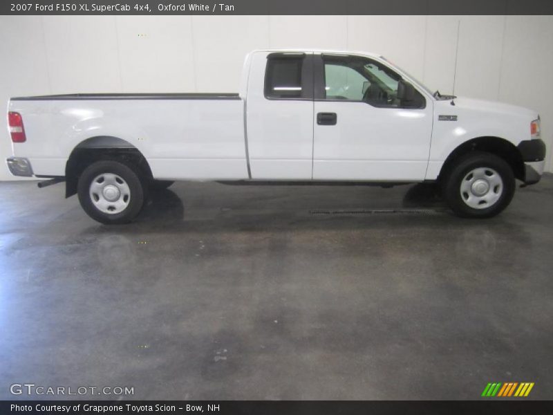 Oxford White / Tan 2007 Ford F150 XL SuperCab 4x4