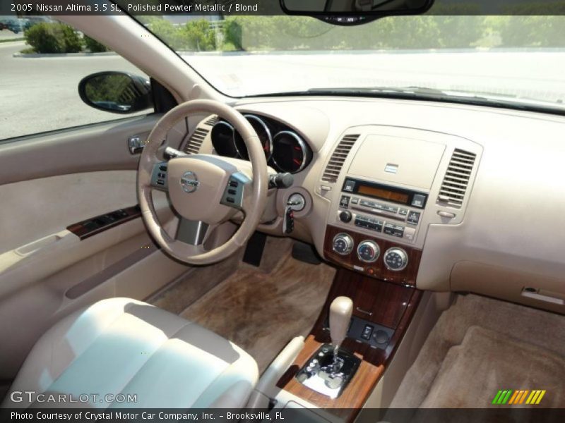 Polished Pewter Metallic / Blond 2005 Nissan Altima 3.5 SL