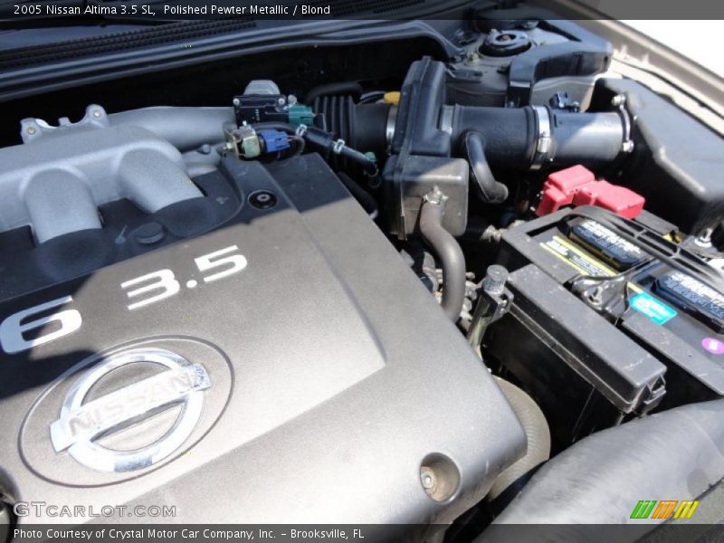 Polished Pewter Metallic / Blond 2005 Nissan Altima 3.5 SL