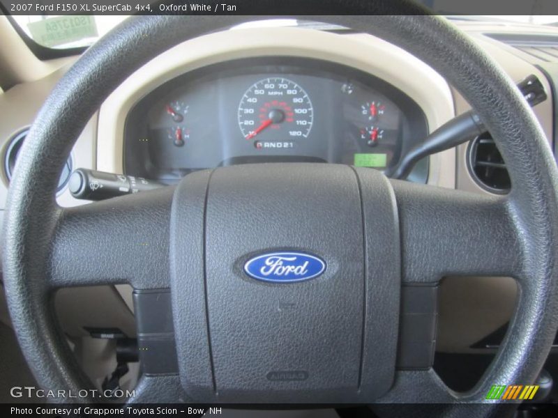 Oxford White / Tan 2007 Ford F150 XL SuperCab 4x4