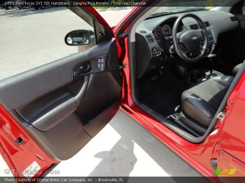 Sangria Red Metallic / Charcoal/Charcoal 2005 Ford Focus ZX5 SES Hatchback