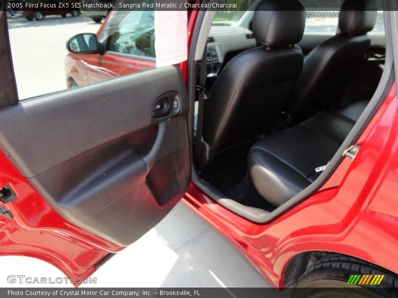 Sangria Red Metallic / Charcoal/Charcoal 2005 Ford Focus ZX5 SES Hatchback