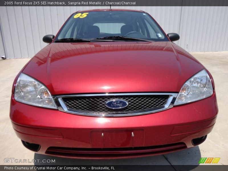 Sangria Red Metallic / Charcoal/Charcoal 2005 Ford Focus ZX5 SES Hatchback