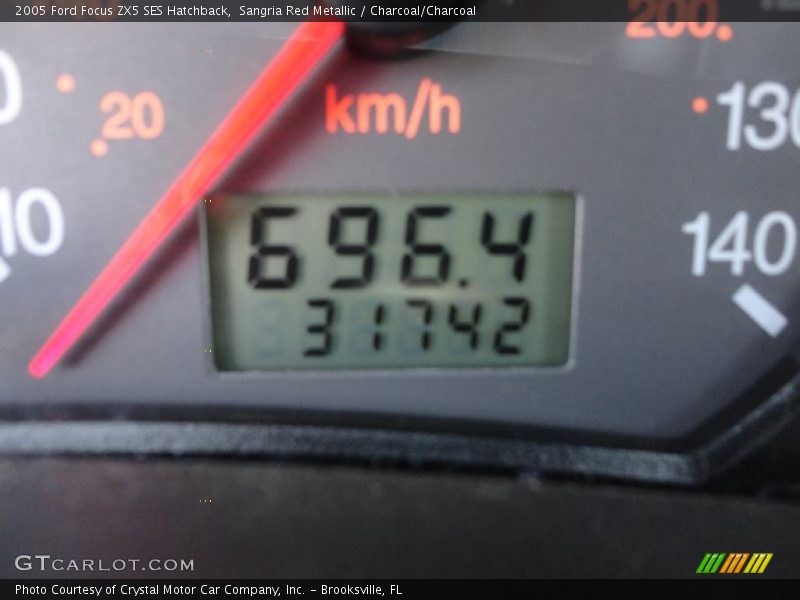 Sangria Red Metallic / Charcoal/Charcoal 2005 Ford Focus ZX5 SES Hatchback