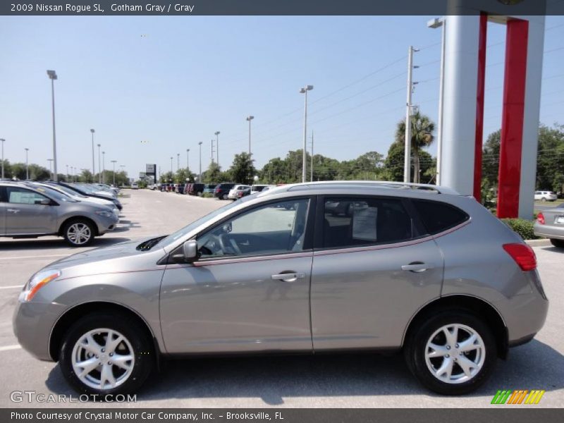 Gotham Gray / Gray 2009 Nissan Rogue SL