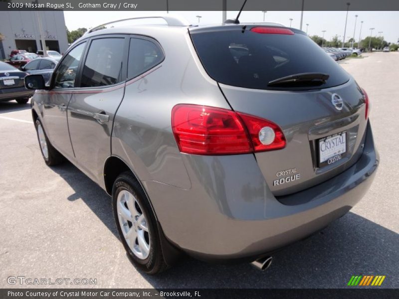 Gotham Gray / Gray 2009 Nissan Rogue SL