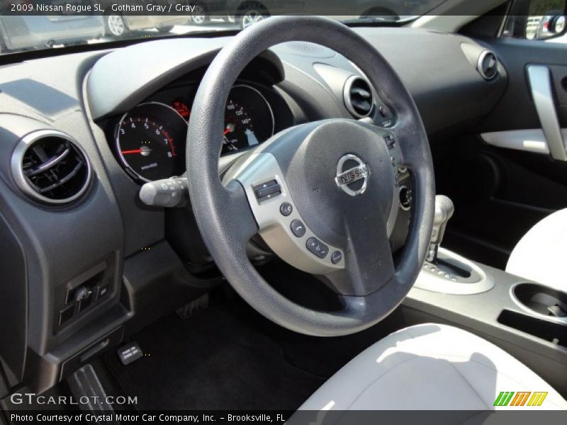 Gotham Gray / Gray 2009 Nissan Rogue SL