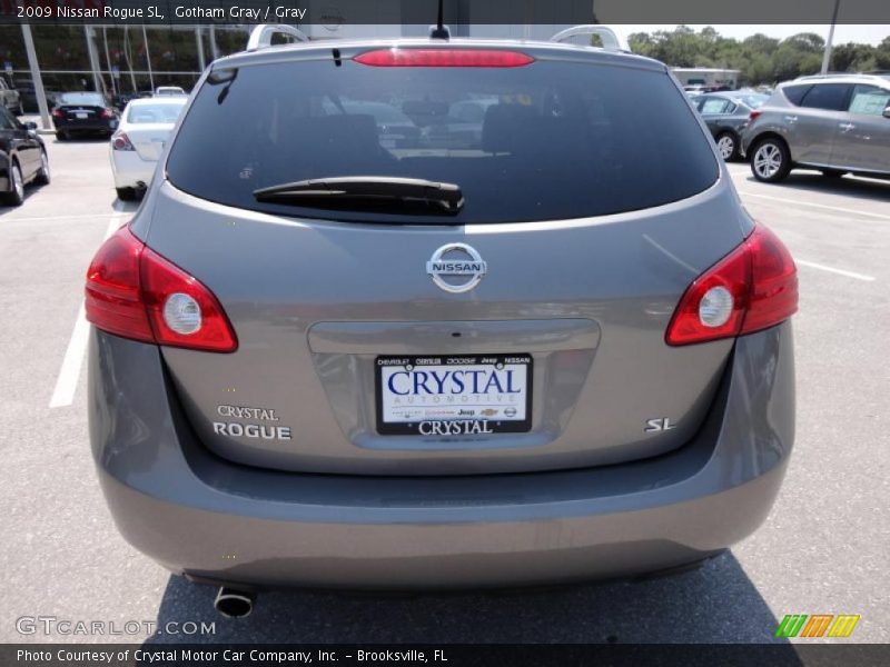 Gotham Gray / Gray 2009 Nissan Rogue SL