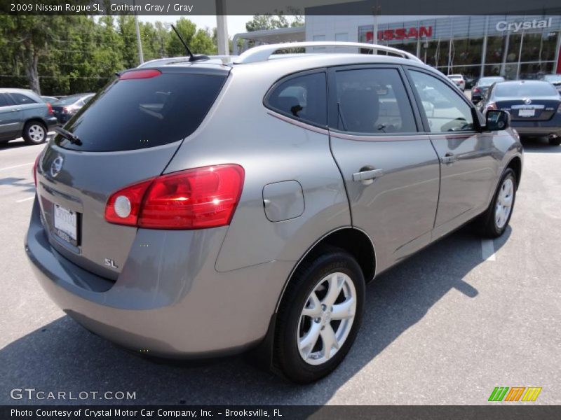 Gotham Gray / Gray 2009 Nissan Rogue SL