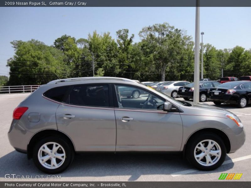 Gotham Gray / Gray 2009 Nissan Rogue SL