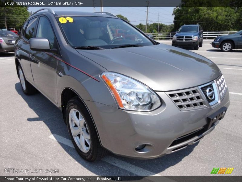 Gotham Gray / Gray 2009 Nissan Rogue SL