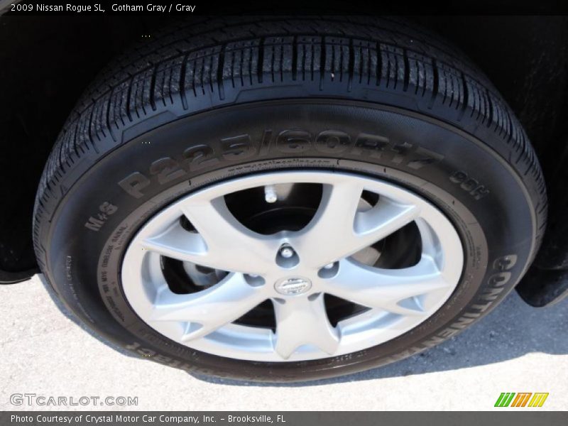 Gotham Gray / Gray 2009 Nissan Rogue SL