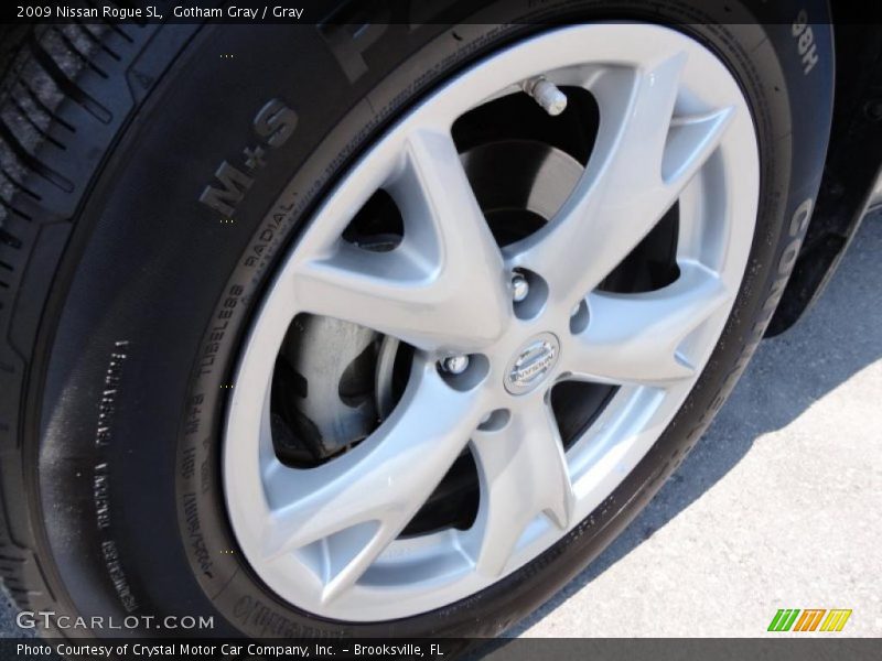 Gotham Gray / Gray 2009 Nissan Rogue SL