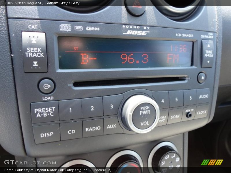 Gotham Gray / Gray 2009 Nissan Rogue SL