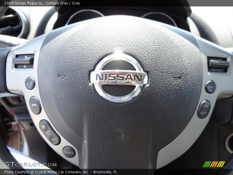 Gotham Gray / Gray 2009 Nissan Rogue SL