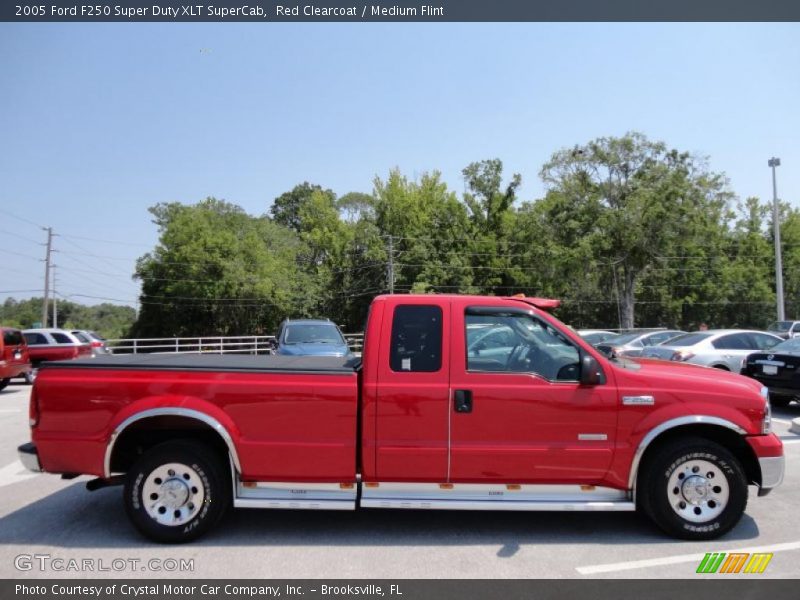  2005 F250 Super Duty XLT SuperCab Red Clearcoat