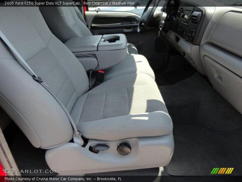 Red Clearcoat / Medium Flint 2005 Ford F250 Super Duty XLT SuperCab