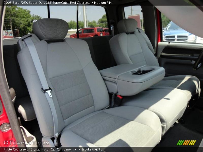  2005 F250 Super Duty XLT SuperCab Medium Flint Interior