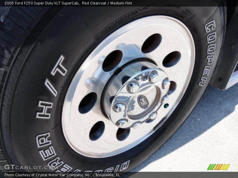 Red Clearcoat / Medium Flint 2005 Ford F250 Super Duty XLT SuperCab