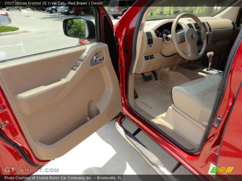  2007 Frontier SE Crew Cab Desert Interior