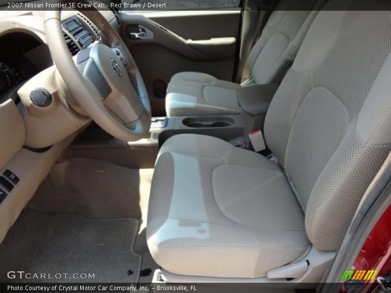  2007 Frontier SE Crew Cab Desert Interior