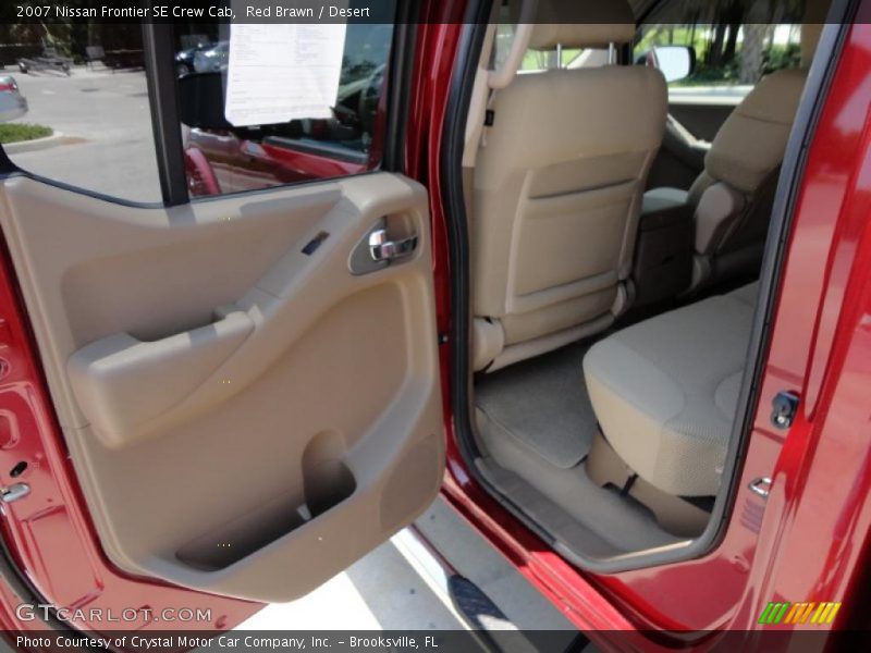Red Brawn / Desert 2007 Nissan Frontier SE Crew Cab